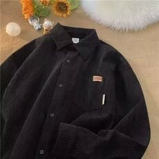 311-P31长袖灯芯绒衬衫男春秋款潮牌宽松内搭，男装衬衫，电商B323A