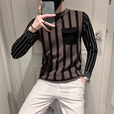 毛衣男韩版潮流口袋毛衣MS203P37，男装针织衫/毛衣，星座1116-2