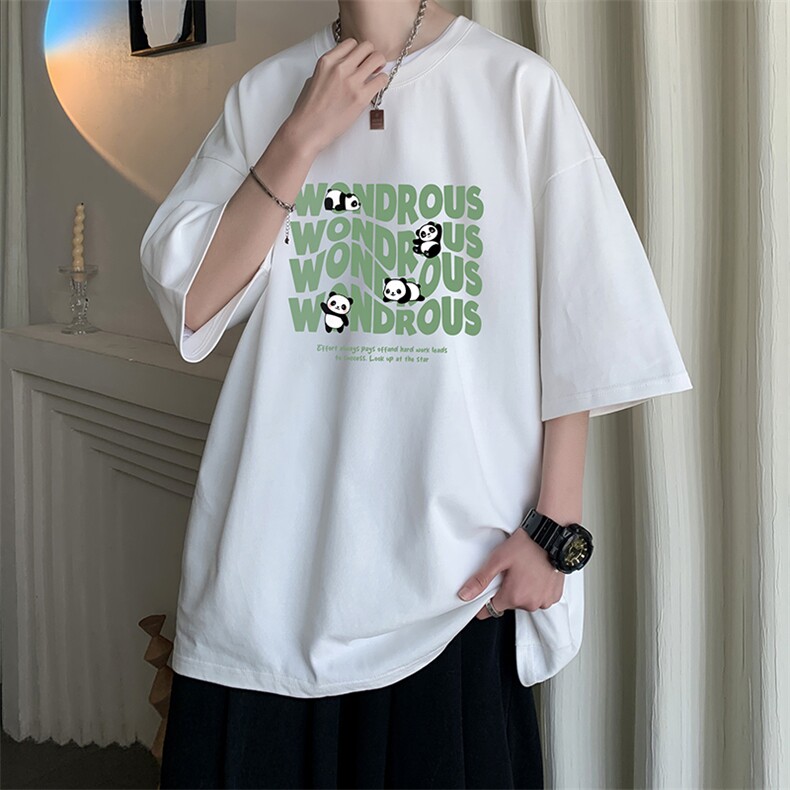 230g重磅纯棉短袖t恤男大码半袖半截袖 DX17376-P20图片