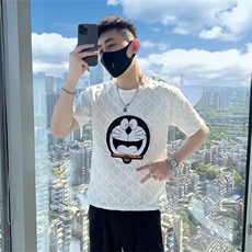 文艺男圆领纯色日系潮ins标准短袖时尚潮牌青春流行夏季潮流T恤，男装T恤，星座1013