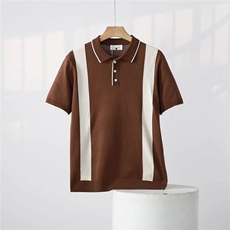 夏季短袖针织衫翻领polo冰丝薄款N6703-P55，男装针织衫/毛衣，星座1012-1