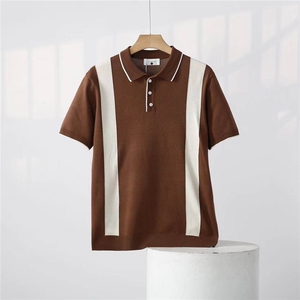 夏季短袖针织衫翻领polo冰丝 薄款  N6703-P55图片