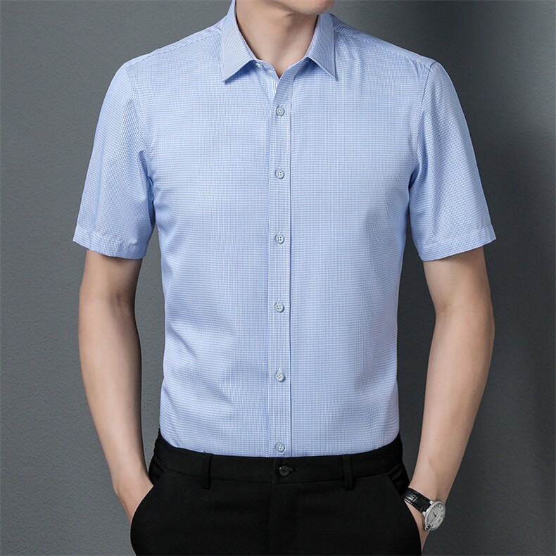 ADd52237钱塘2020-3精品男士休闲格子衬衫高端P62,男装衬衫,钱塘207-3