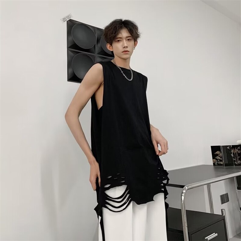 男新款棉无袖夏季薄款背心XM61P25,男装背心/马甲,星座1116-2