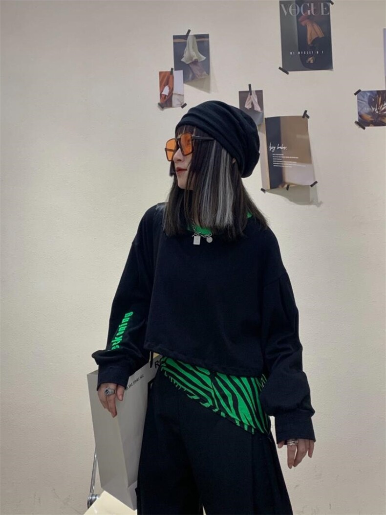 休闲套头卫衣，女装卫衣/绒衫，Alissa Lin