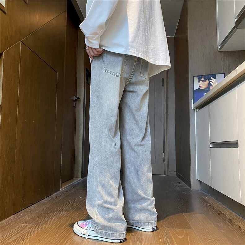 2025秋季新款潮流高街水洗渐变直筒牛仔裤B315-K24283-特p45控88,男装牛仔裤,电商B315