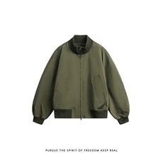 JK741-M-3XL-P45-现货-美式cleanfit短款飞行员夹克立领外套，男装夹克，星座1811B