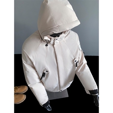 加棉加厚冲锋衣男棉服冬季可卸帽子棉衣棉袄上衣A266-MY8015-P75，男装夹克，电商A266