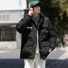 冬上新加棉加厚棉服学生休闲连帽棉衣外套男女8323-P125控价168，男装棉衣，电商A441-1