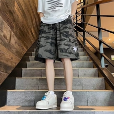 男新款纯棉刺绣立体头短裤YD24P33，男装牛仔裤，星座1116-2