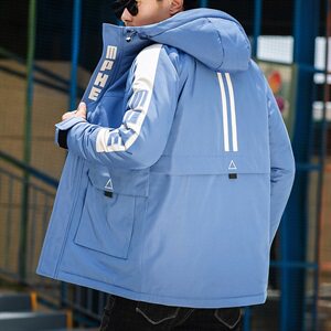 男士休闲连帽加厚保暖棉衣外套棉服棉袄冬季防寒开衫男装M991图片