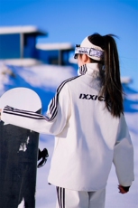 山系户外防水拼接条纹俩件套高级感男女同款滑雪服套装TZ031-P235，男装休闲套装，电商A001