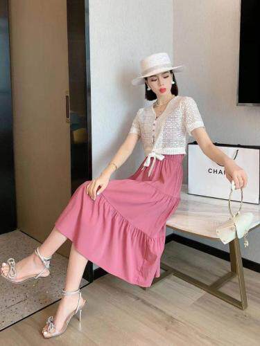 两件套连衣裙，仙，4码现货，女装连衣裙，依柏璐