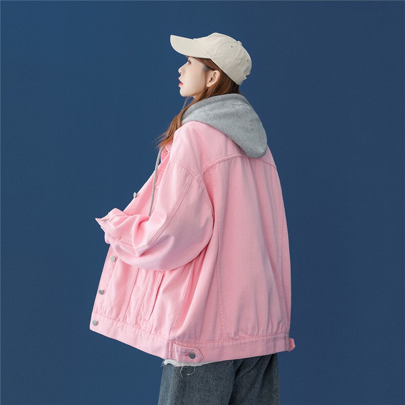 水洗连帽休闲潮流情侣牛仔夹克外套N966/P95,男装夹克,星座202-3