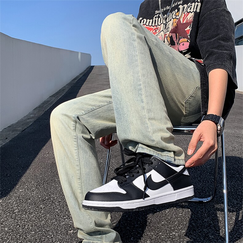 数据款高街水洗牛仔裤2024新款港风直筒裤227-2*N203*P50控78,男装牛仔裤,星座227-2
