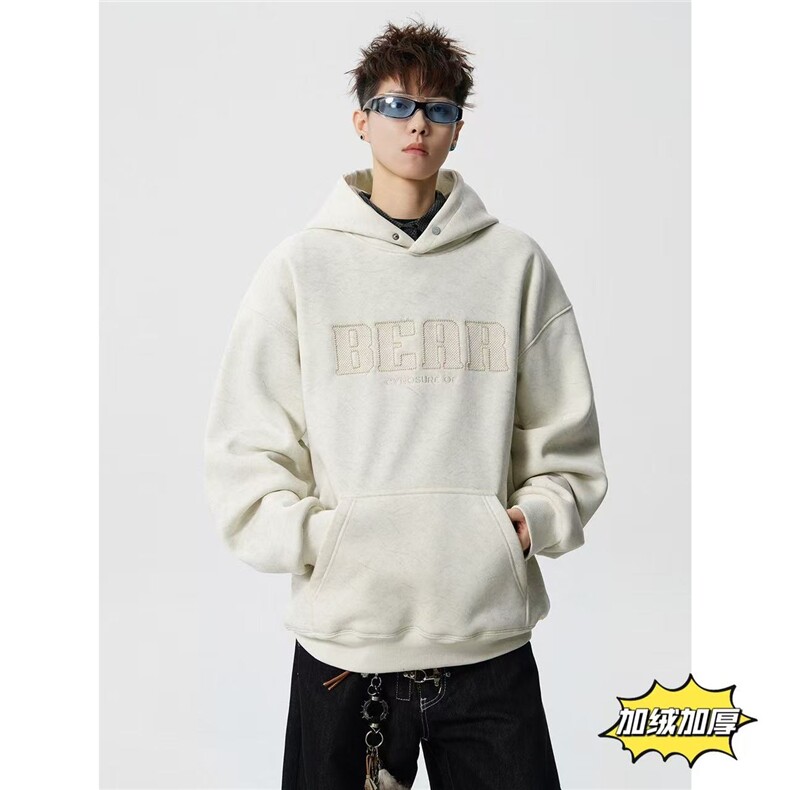 904-2-CD618-P60加绒60控88-98秋冬重磅加绒拱桥绣花连帽卫衣男,男装卫衣,星座904-2