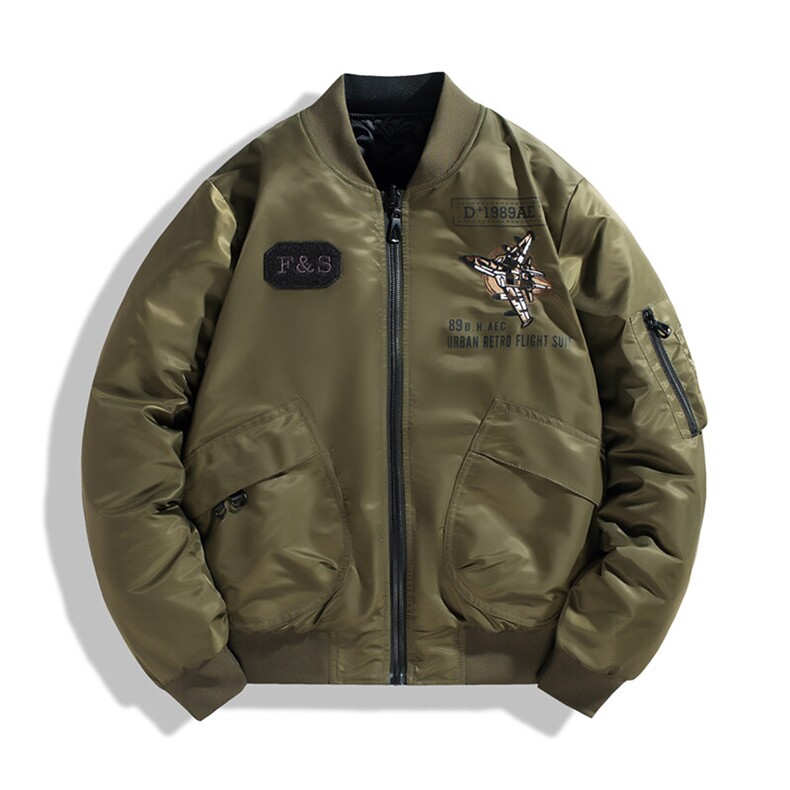 加绒加厚棉衣强力悍冬飞行棉服双面穿潮牌时尚加厚棉衣流行户外运,男装棉衣,星座210-5(原414-2)
