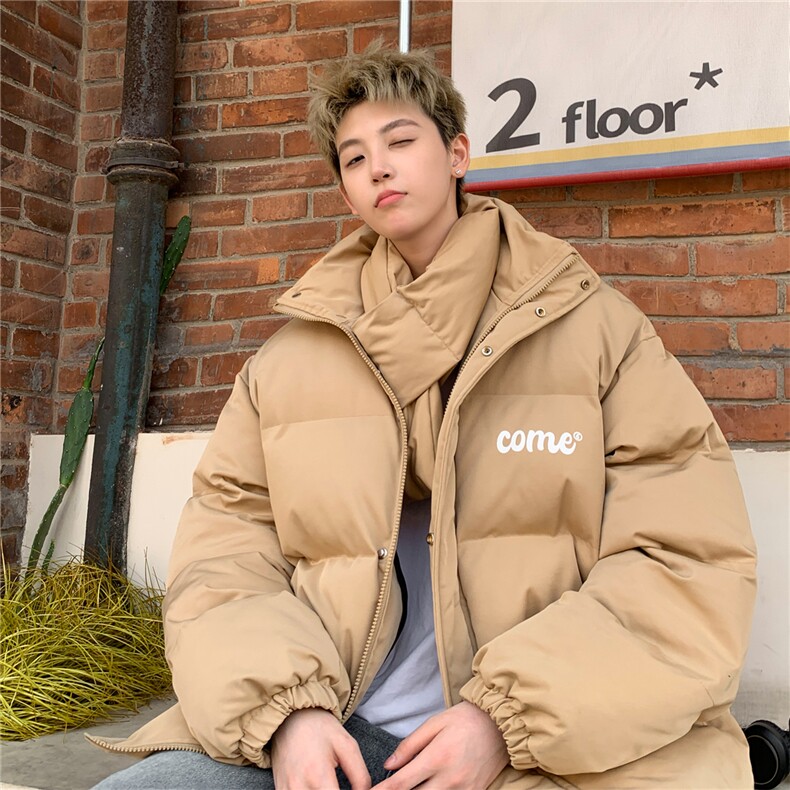 抖音品质可拆卸围脖百搭棉衣男女外套XMY2310-110控148图片
