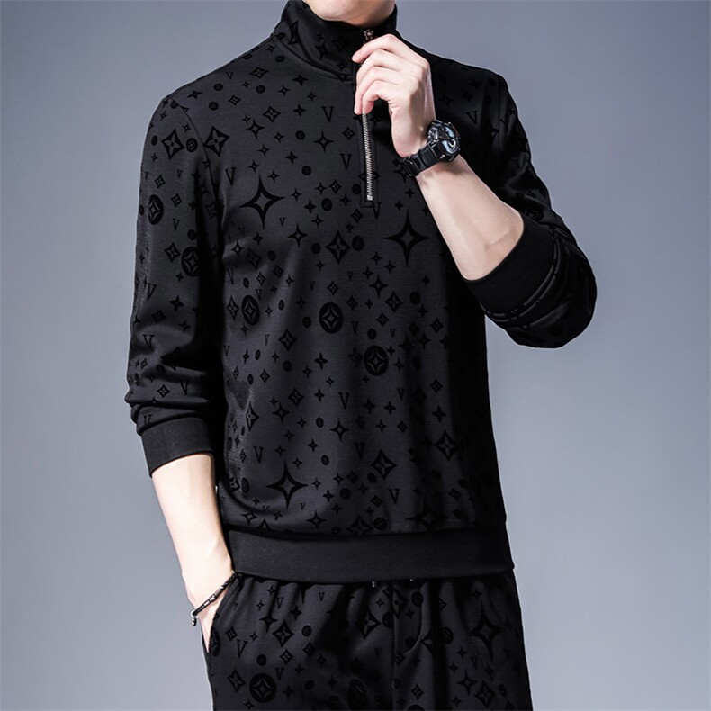 SA5515钱塘2020-2中青年男士冬季新款百搭简约商务卫衣P77,男装卫衣,钱塘207-2