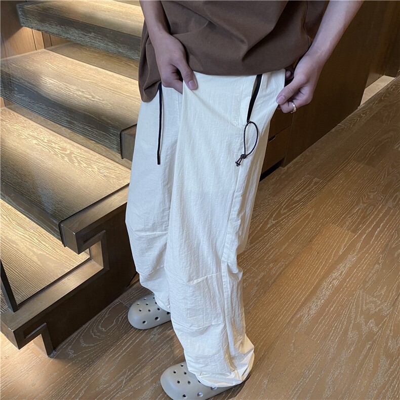 INS夏季新款潮流机能速干透气宽松伞兵裤B315-K009-特p35控68,男装休闲裤,电商B315