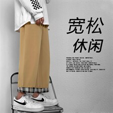 2022高街风运动潮流百搭抗皱休闲九分卫裤K615-特批：35，男装休闲裤，星座718-1