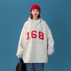 冬装新款中性风校园套头加厚连帽棉衣棉服216-2-BK51-P118控148，男装棉衣，星座716-5（原216-1）