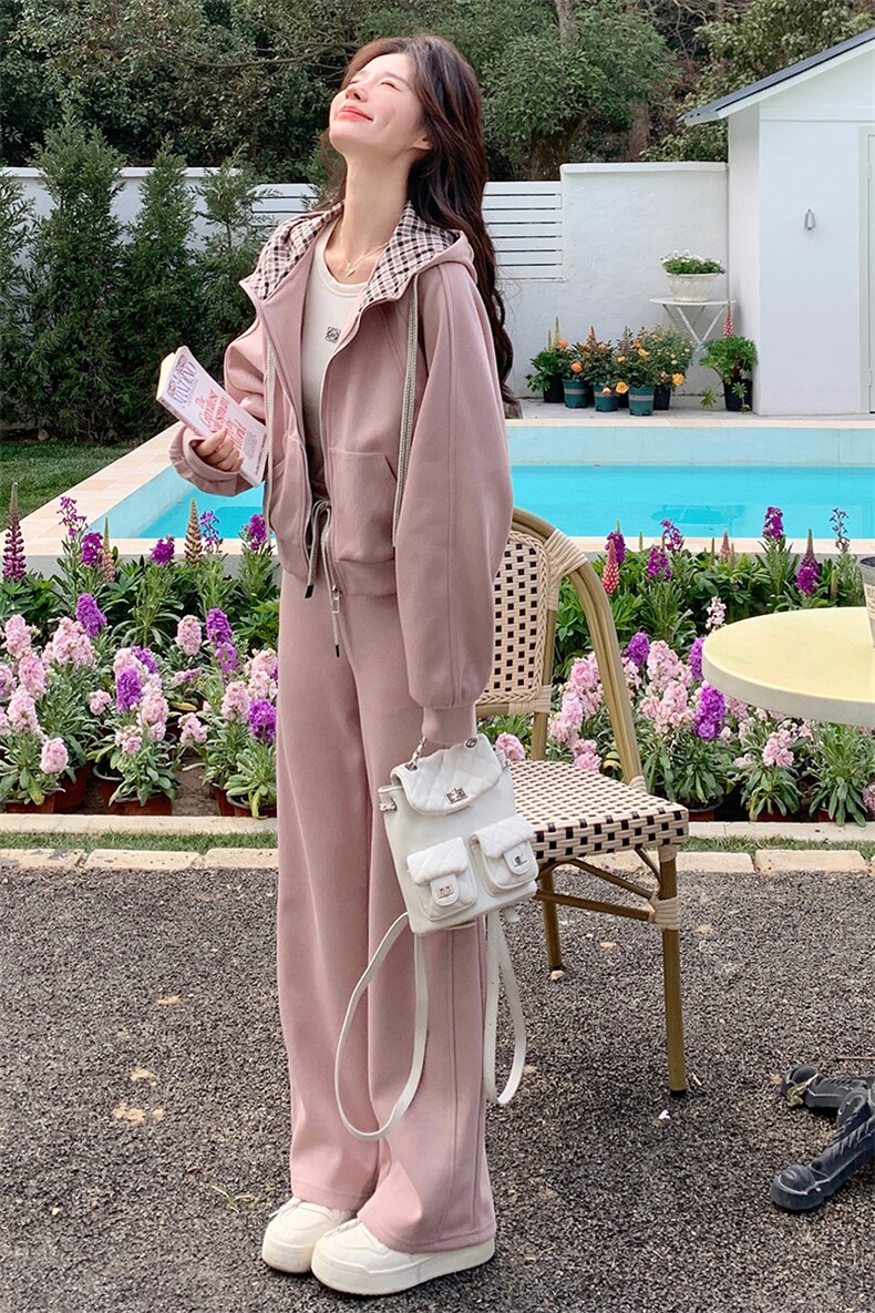 现货-粉色休闲套装203-8878-P165-K228,女装套装/套裙,浙宝203
