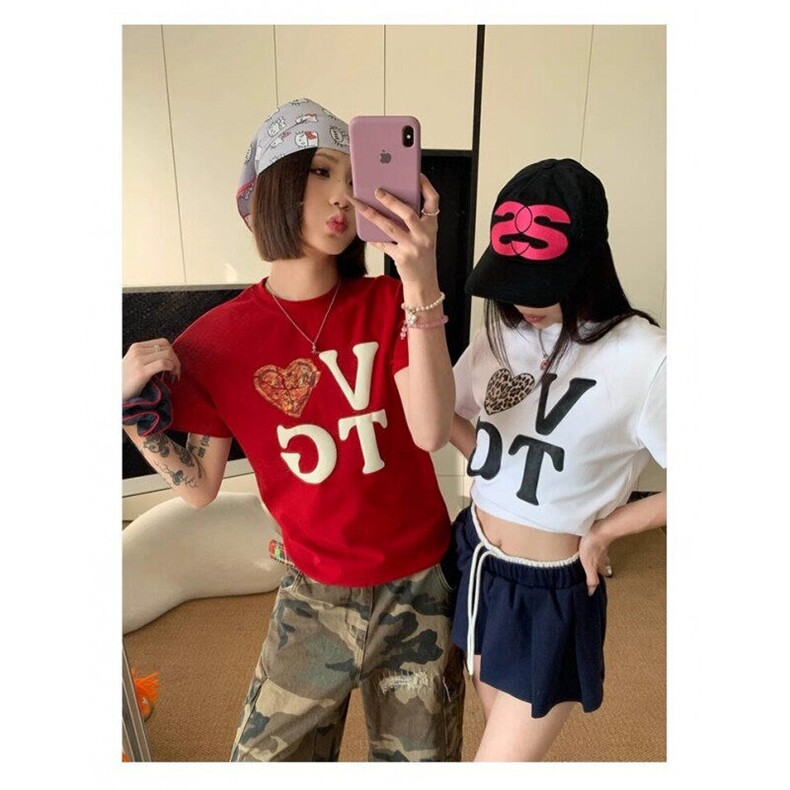 美式破洞补丁七分牛仔裤男女夏季宽松水洗迷彩短裤LN10966-P50,男装牛仔裤,星座1008
