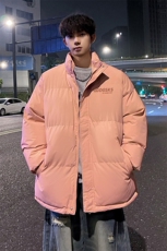 外景冬季加厚粉红百搭面包服男潮宽松保暖棉衣立领外套MF9369/P90，男装棉衣，电商B316