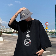 Q11070-P30春夏季七分袖t恤男大码五分袖男短袖中袖，男装T恤，电商A040