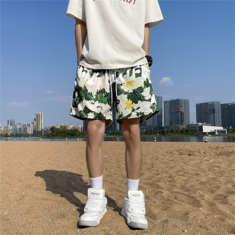 潮牌街头迷彩工装短裤男夏季复古休闲裤DK5527P22,男装休闲裤,星座1116-2