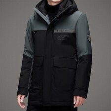 BAMJ-19235钱塘2020-2中年男士冬季厚款商务休闲羽绒服P275，男装羽绒服，钱塘207-2