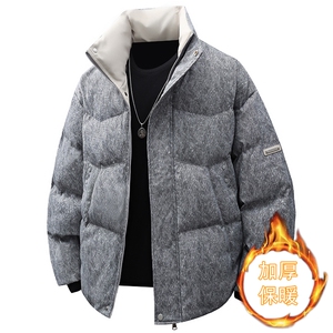 新款大码冬季棉袄外套棉服休闲加厚保暖立领宽松 A436-562-P95图片