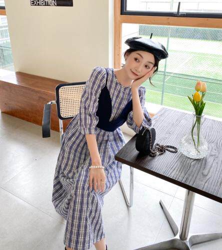 秋季新款连衣裙，女装连衣裙，E莎