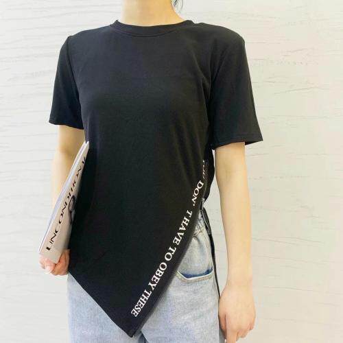 【现货】新款侧拉链短T，女装，F，2018