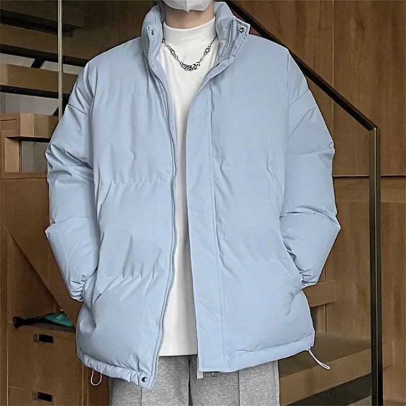 现货抖音得物可供视频冬季三防加厚羽绒棉衣外套面包棉服AM999,男装棉衣,电商A443
