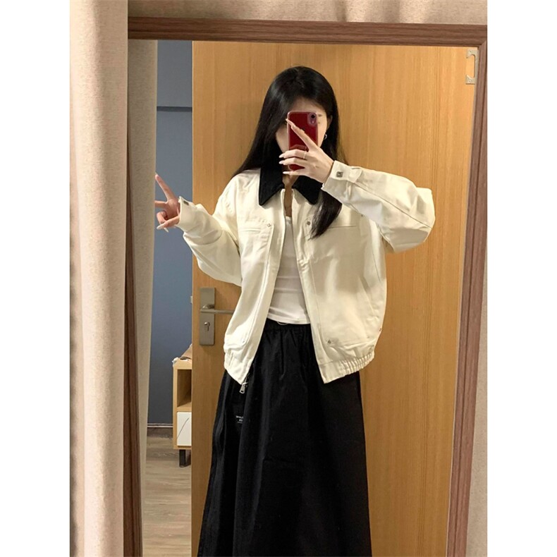 拼色翻领外套棒球服夹克上衣JK750特P98,男装夹克,星座908-1