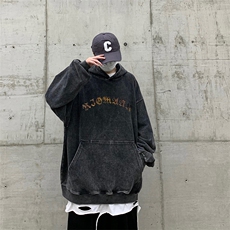 水洗做旧男装连帽卫衣23春秋抽象印花男生外套XZ514-2-W6653-P68，女装短外套，星座514-2(原B239)