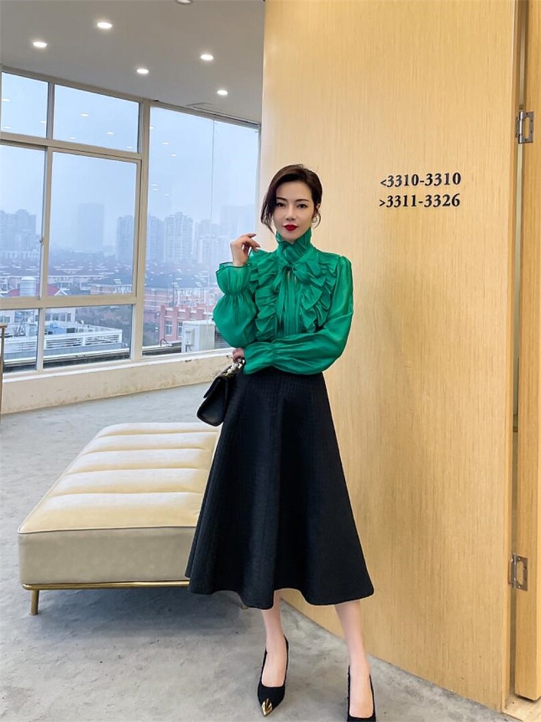 木耳边衬衣，其它，M&G