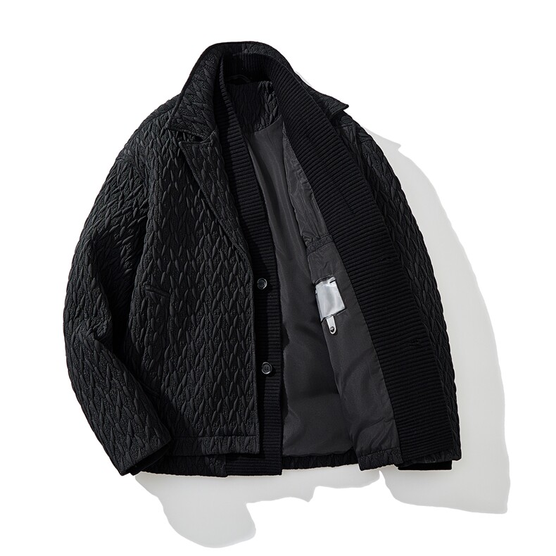 90鹅绒服男士短款翻领鹅绒服外套D213-23938-P520,女装短外套,电商D213