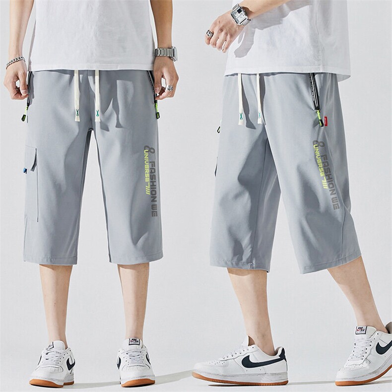2025夏季新款男士七分裤时尚休闲马裤潮流男裤子KZ1076-P28,男装休闲裤,星座217-4