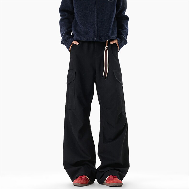 秋季纯棉多口袋直筒潮流大码时尚休闲工装裤男K5984-特P60控108，男装休闲裤，电商A001-1