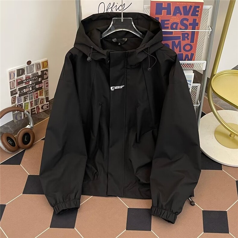 冲锋衣外套男款2025新款春秋潮牌男工装痞帅夹克登山服2374/P53,男装夹克,星座506B