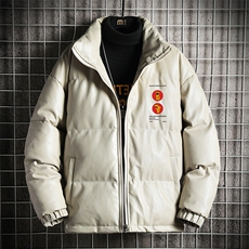 PM51093-P120立领pu皮棉衣男大码面包服男棉服男棉袄男，男装棉衣，电商A040A