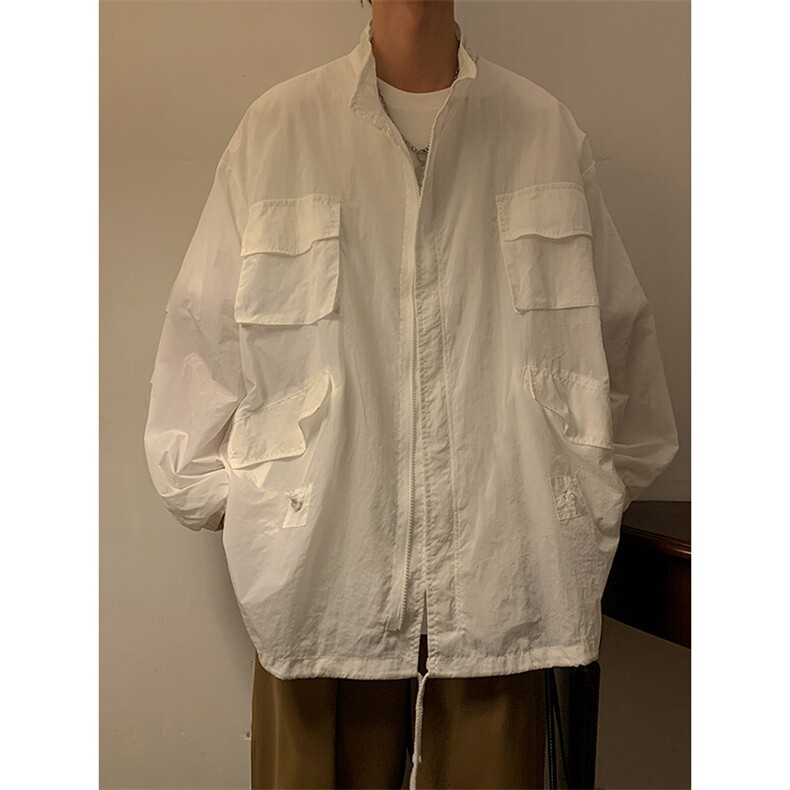 F1029/P45夏季户外工装薄款夹克男士衣服透气大码外套防晒服，男装夹克，电商A141