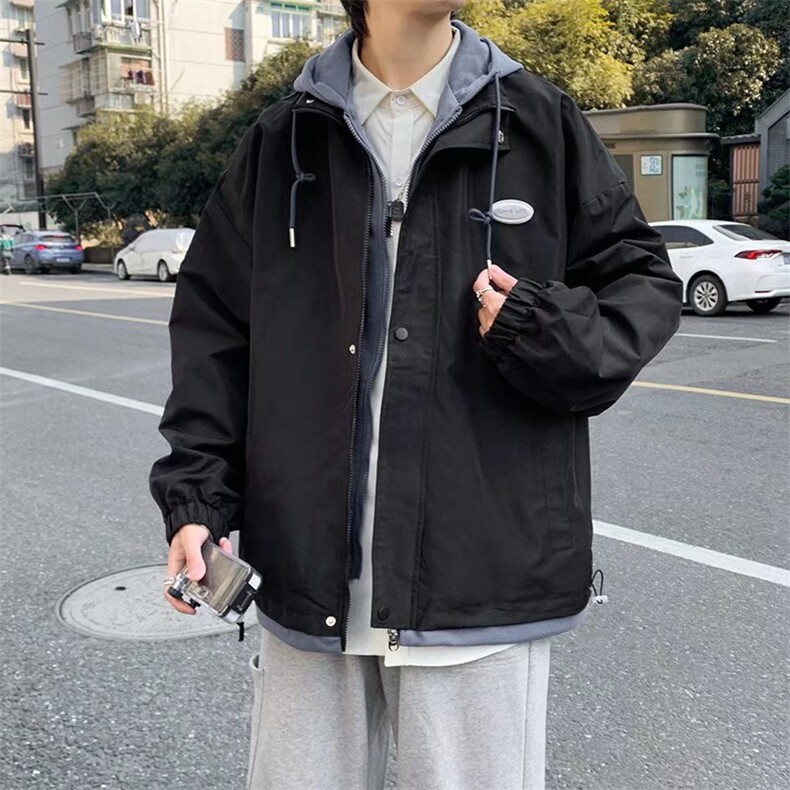 潮流夹克潮男春季连帽外套J341P63,男装夹克,星座1116-2
