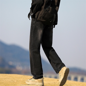 美式复古牛仔裤男款vibe裤子直筒裤K103 P50图片