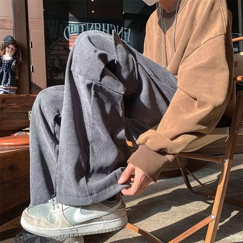 男秋季新款港风休闲裤A348加绒P40,男装休闲裤,星座1116-2