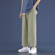 冰丝裤子男宽松九分裤阔腿束脚休闲裤  2025-特批20图片