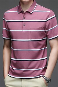 男士短袖t恤夏季男士翻领上衣服半袖体恤潮流休闲男装t桖衫图片